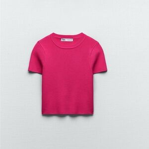 Zara Fuchsia Short Sleeve Tee